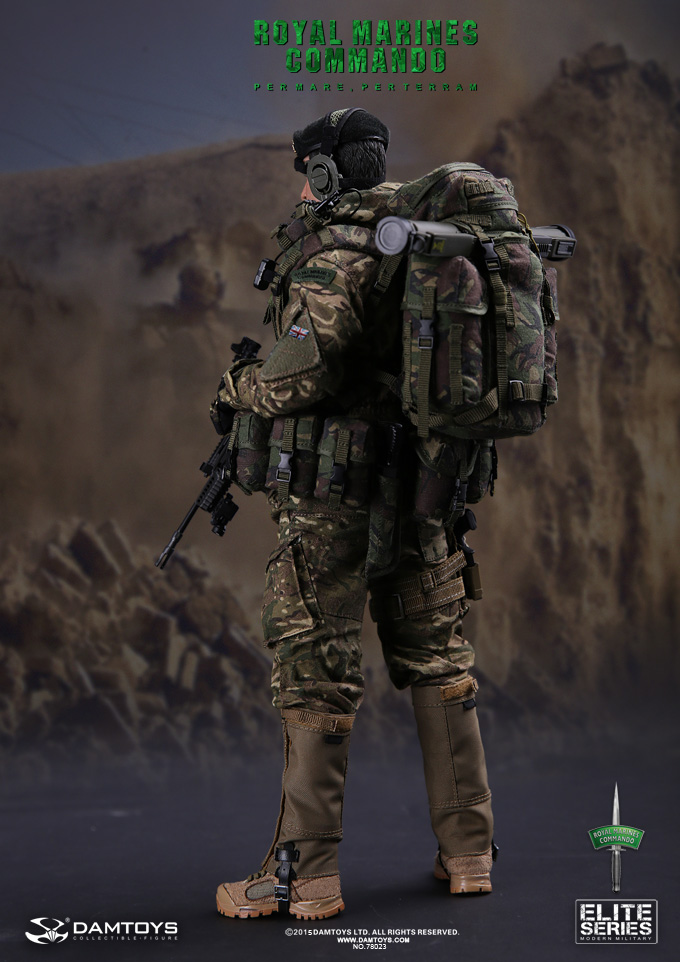 DAM-78023] DAM TOYS Modern British Royal Marines Commando Action