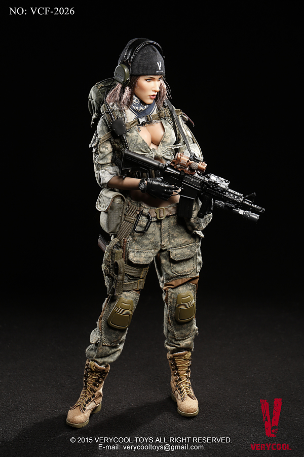 VCF-2026] Very Cool ACU Camo Female Shooter 1:6 Boxed Figure