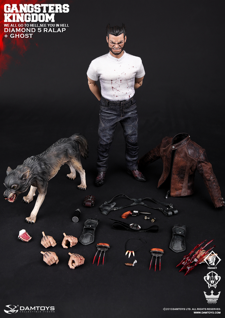 DAM-GK011] DAM TOYS Gangsters Kingdom Diamond 5-Ralap & The Wolf