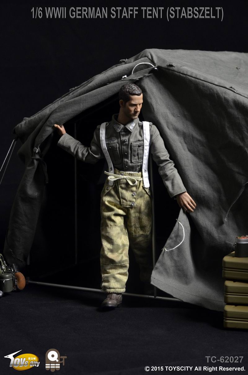 TC-62027S] Toys City WWII German Staff Tent Stabszelt Figure