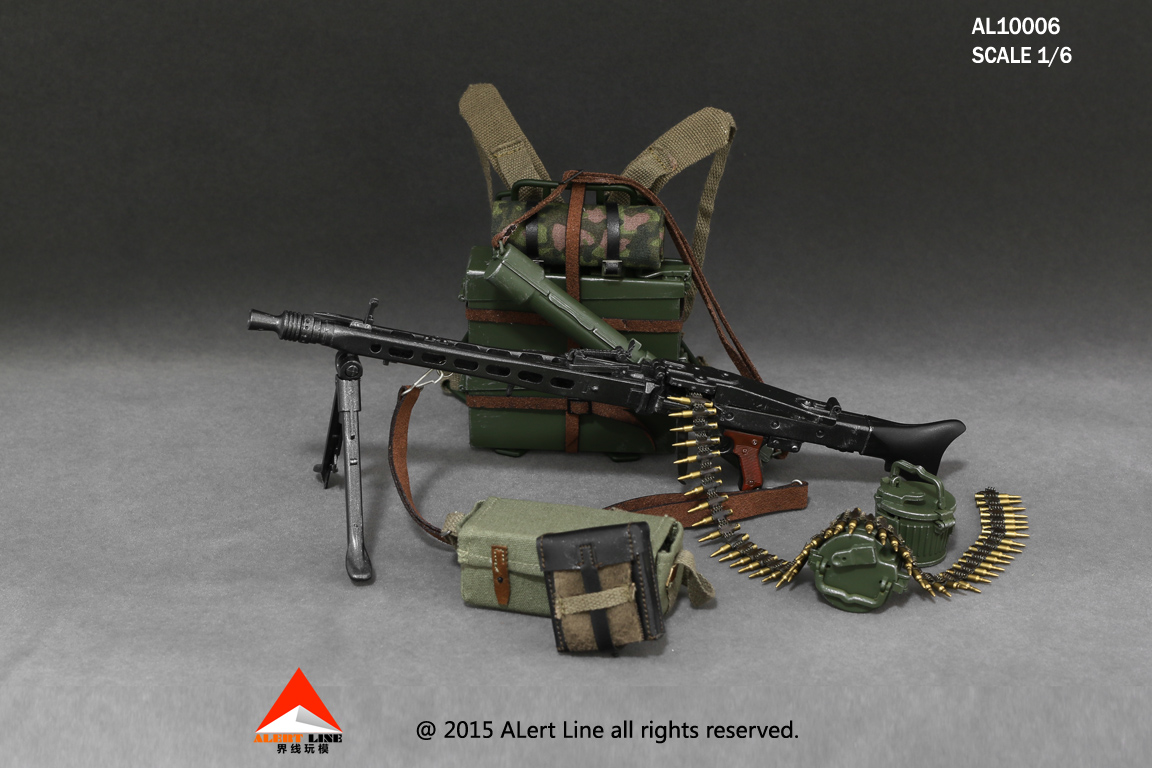 AL-10006] Alert Line WWII German MG42 Machine Gun Suits - EKIA Hobbies