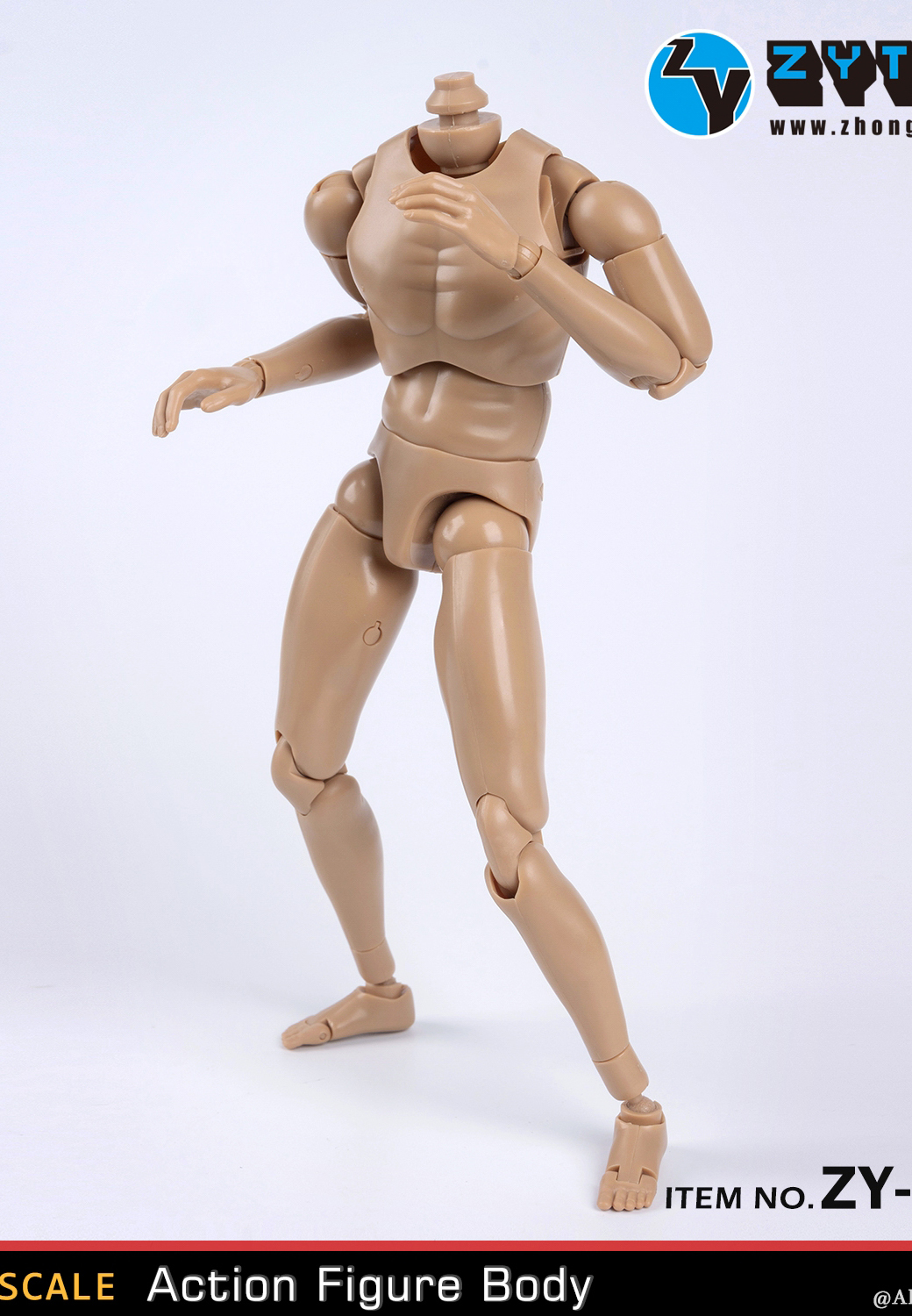 ZY-B001] ZY TOYS Narrow Shoulders 1:6 Action Figure Body - EKIA