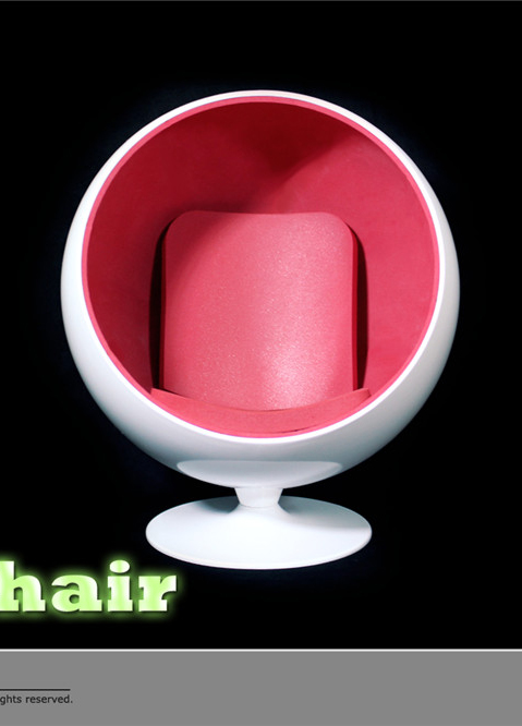 ZY-TOYS 1/6フィギュア用 エッグチェア 白(ZY-3008B) ZY-15-29A] ZY Toys 1:6 Action Figure Egg Chair in White