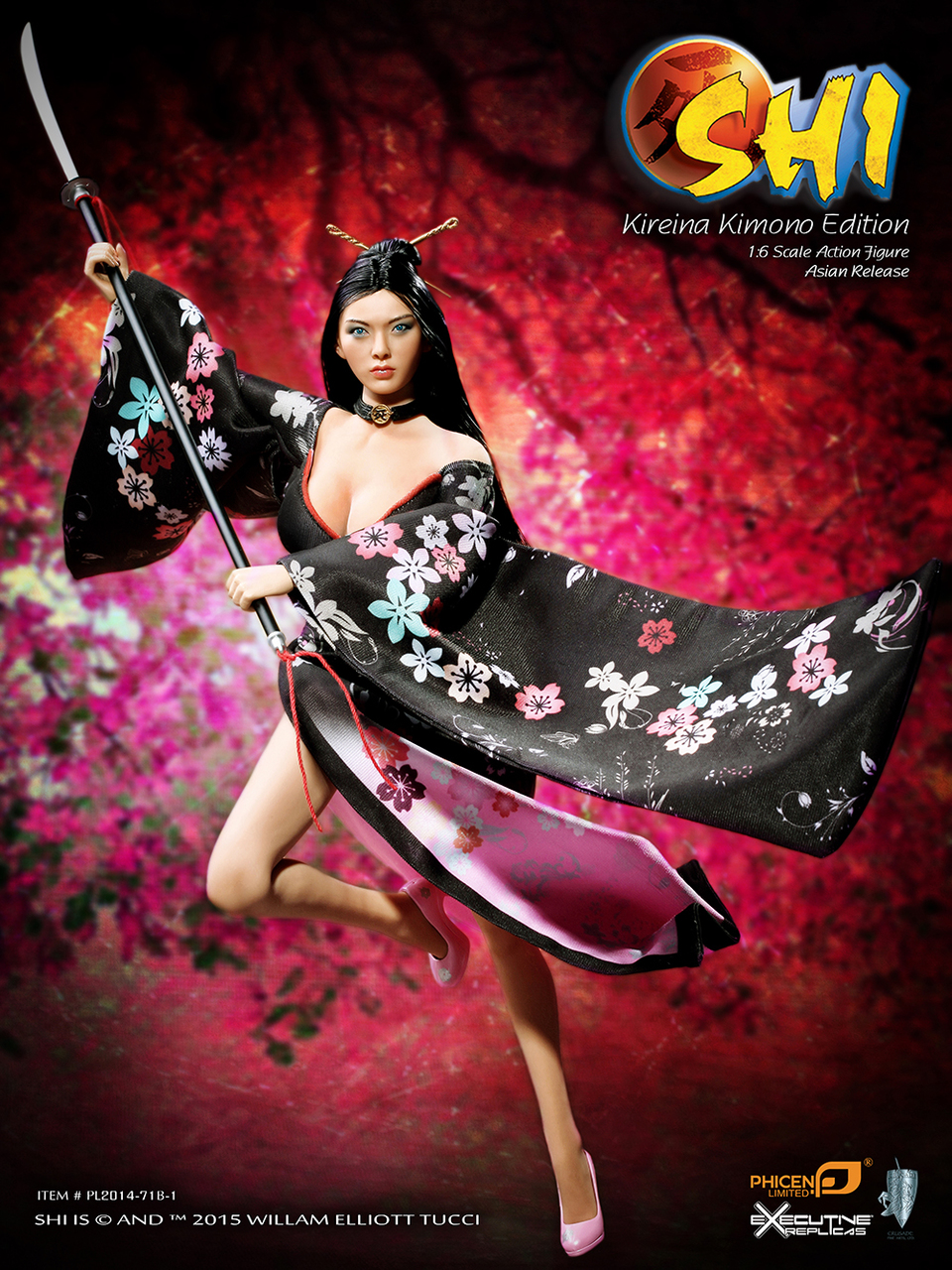 PL2014-71B-1] Phicen Shi in Kimono 1:6 Scale Collector