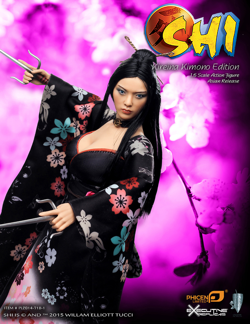 PL2014-71B-1] Phicen Shi in Kimono 1:6 Scale Collector Female