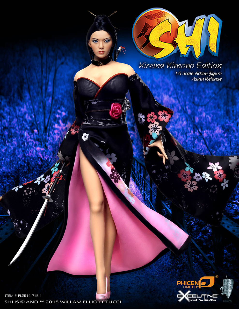 PL2014-71B-1] Phicen Shi in Kimono 1:6 Scale Collector Female