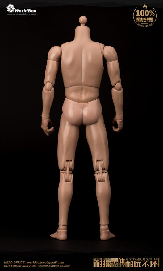 WB-AT011] World Box Narrow Shoulders Articulated Male Body - EKIA