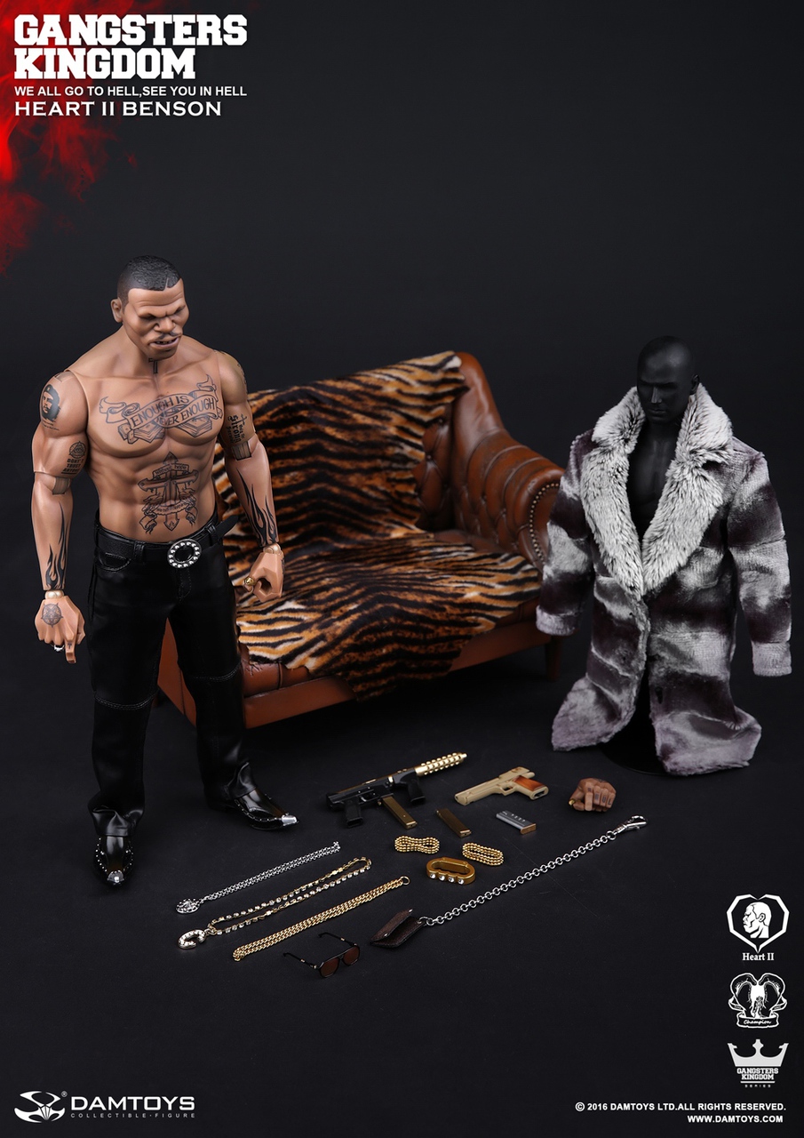 DAM-GK013] 1:6 DAM TOYS Heart II Benson Gangsters Kingdom Boxed