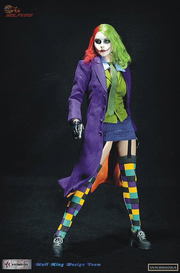 WK-89008A] Wolf King OneSixth Female Joker Articulated Figure