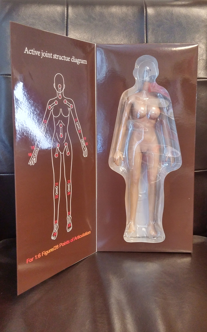 JD-005] Jiaou Doll Female Seamless Body in Suntan/Large Bust Size