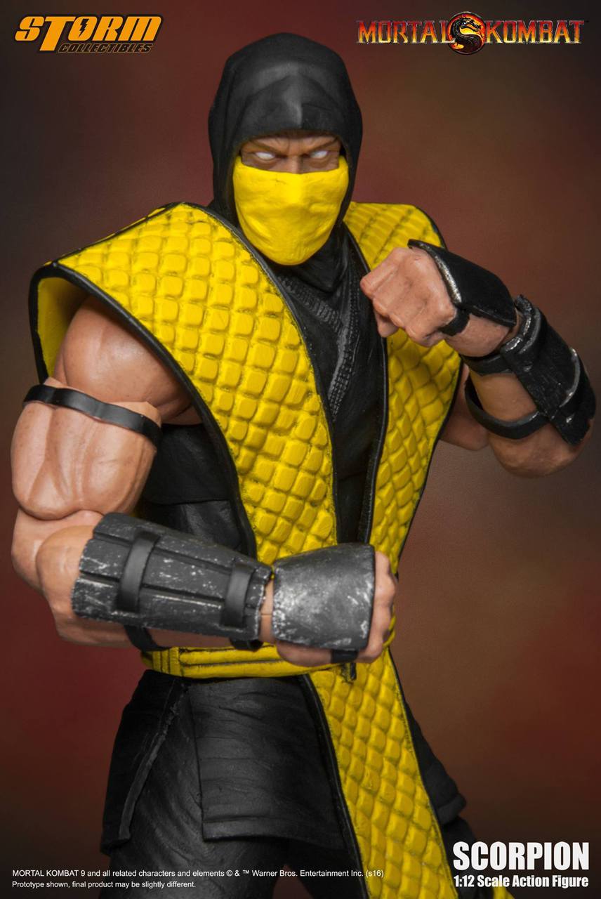 SM-1601] Storm Collectables 1/12 Mortal Kombat Klassic Scorpion