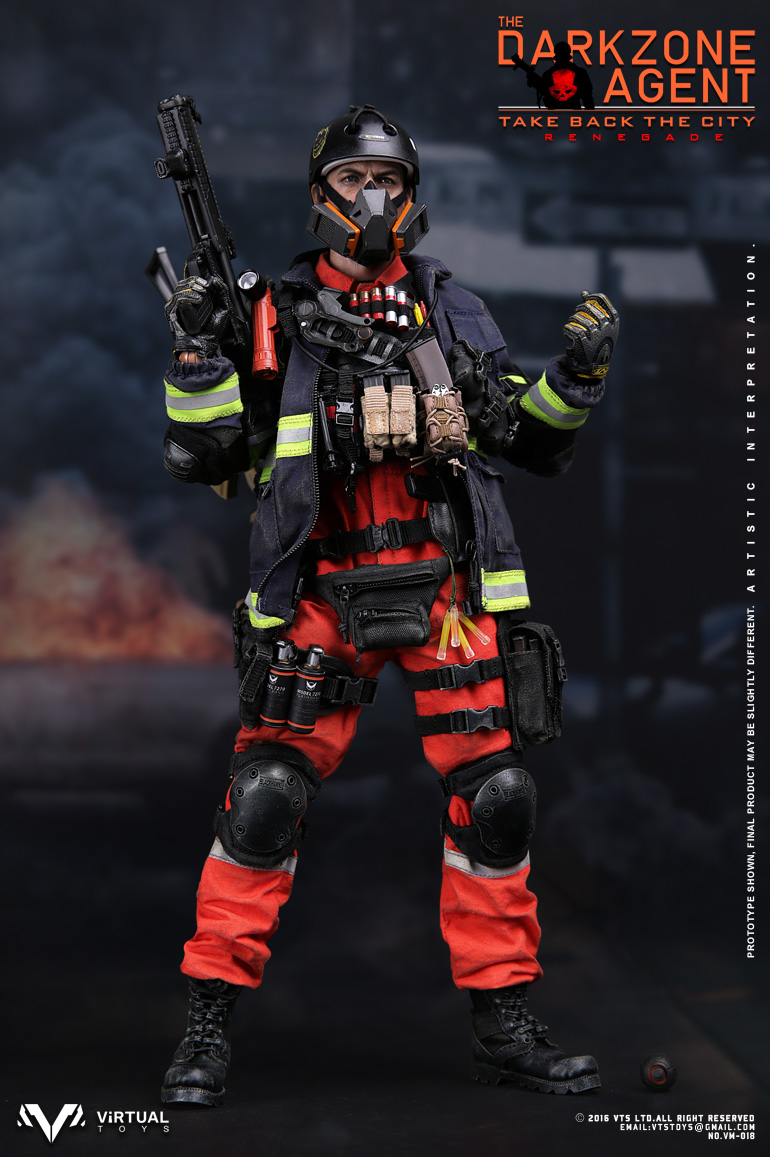 VM-018] Virtual VTS Toys The Darkzone Agent RENEGADE 1:6 Boxed