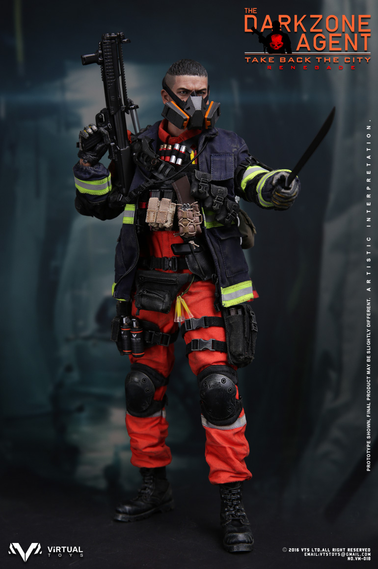 VM-018] Virtual VTS Toys The Darkzone Agent RENEGADE 1:6 Boxed