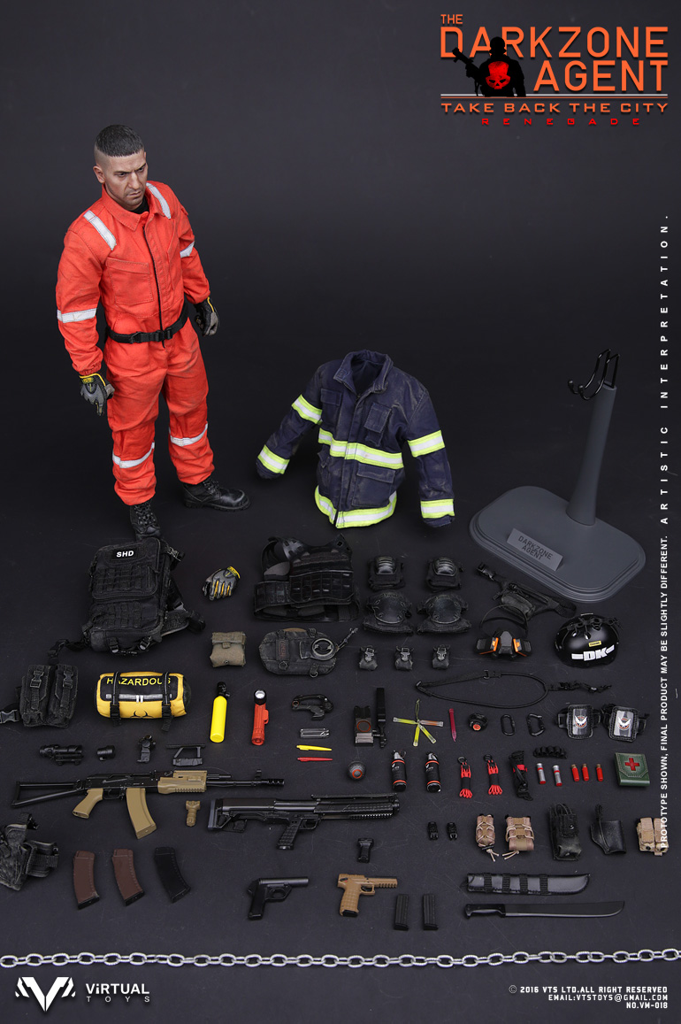 VM-018] Virtual VTS Toys The Darkzone Agent RENEGADE 1:6