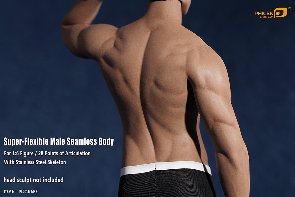 SUPER FLEXIBLE FIGURE 【PL2016-M33】 Super Flexible Male Seamless Body Phicen - Machinegun
