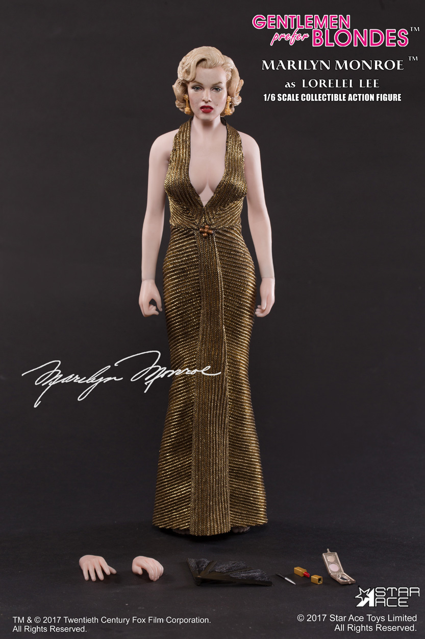 SA-0016] Star ACE Marilyn Monroe Gold Dress Version - EKIA