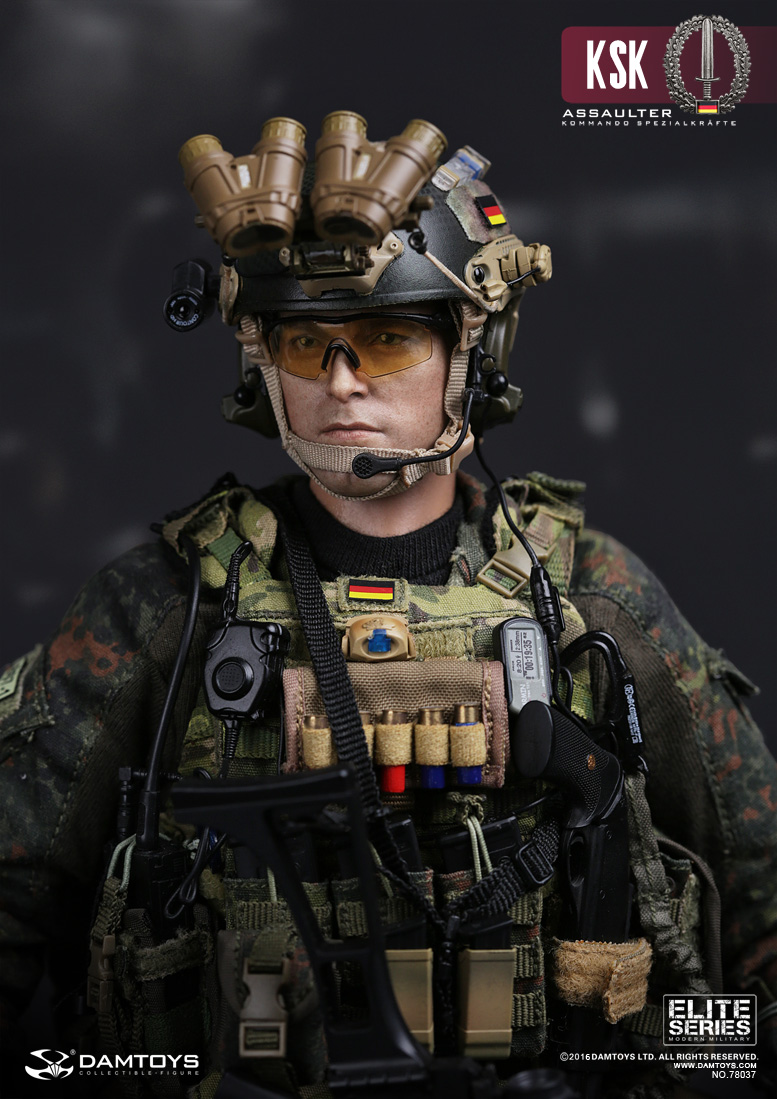 KSK-Kommando Spezialkräfte フィギュア DAMTOYS German KSK Kommando Spezialkrafte Leader 1/6 Action