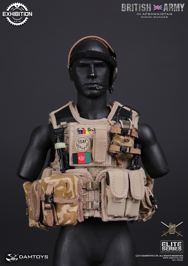 DAM-78036] DAM Toys British ARMY In Afghanistan MINIMI Gunner