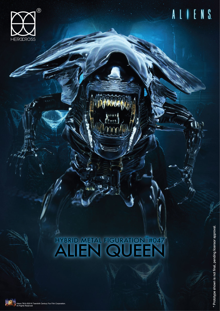 HMF-047] HEROCROSS Hybrid Metal Figuration Alien Queen 7
