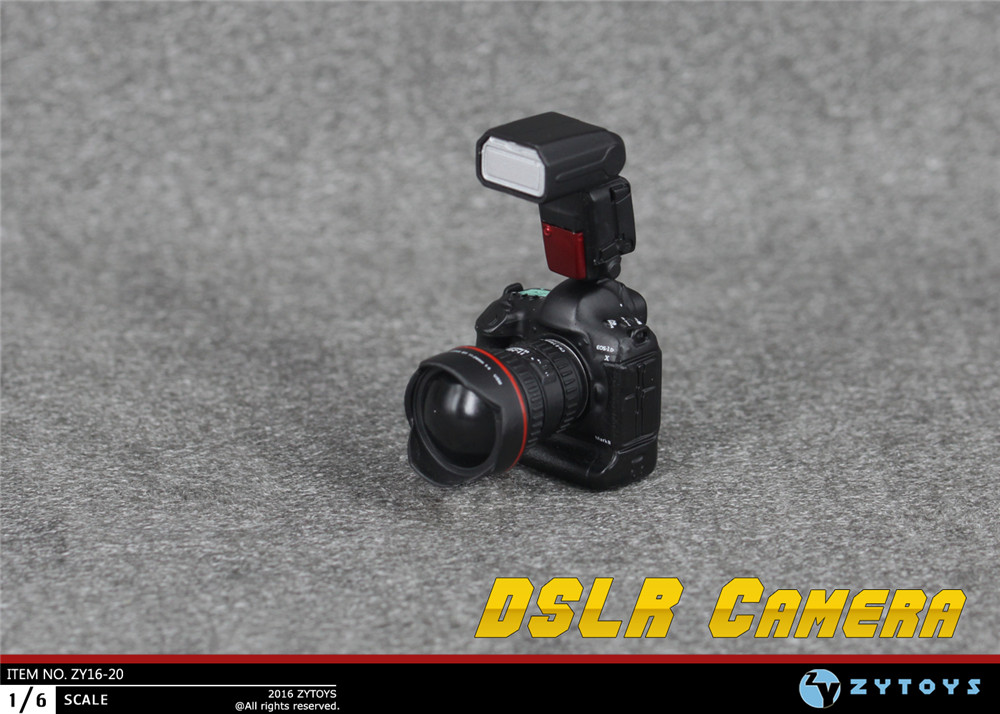 ZY-16-20] ZY TOYS DSLR Camera Reporter Accessories for 1:6 Figure