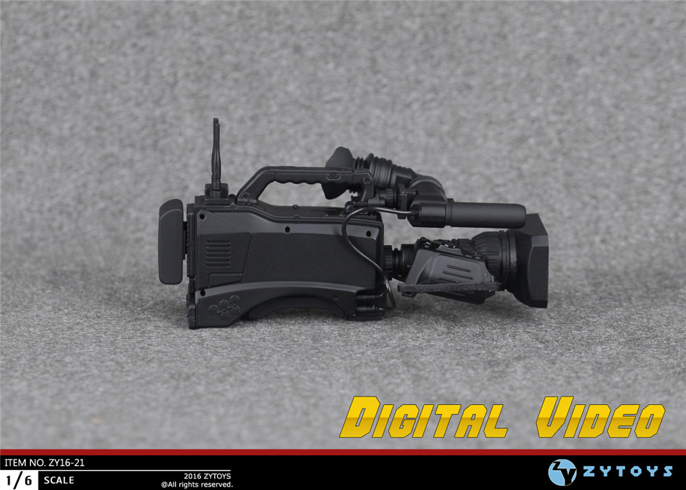 ZY-16-21] ZY TOYS Camcorder Reporter Accessories for 1:6 Figure