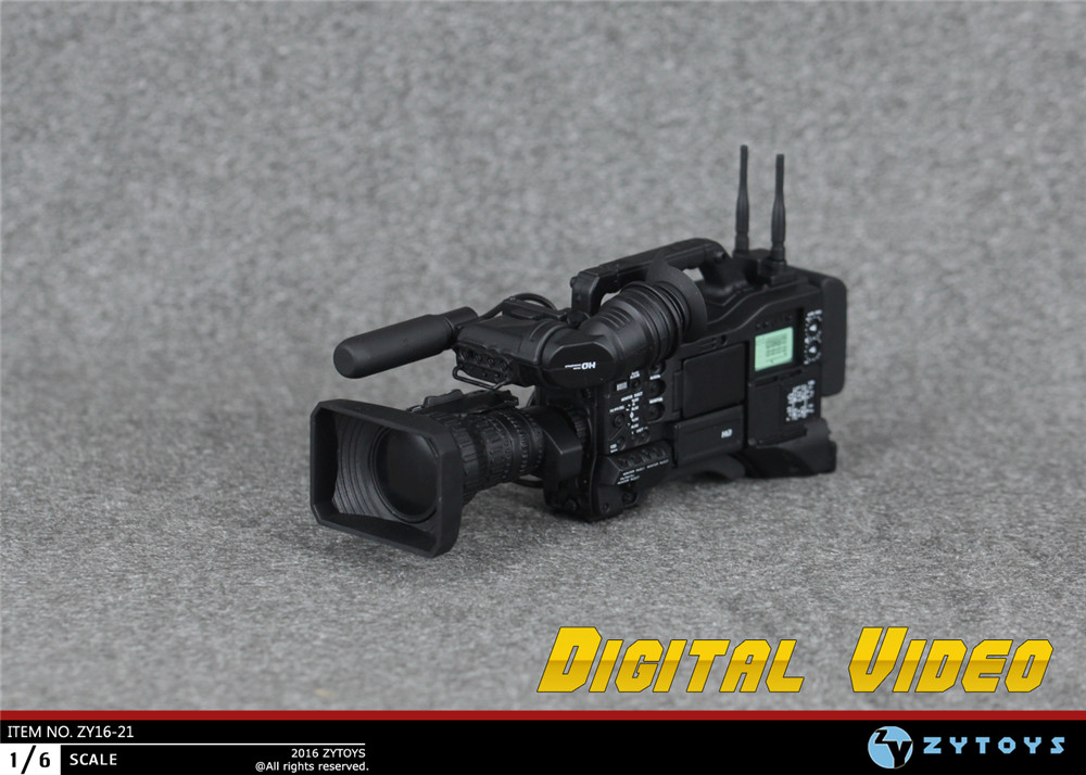 ZY-16-21] ZY TOYS Camcorder Reporter Accessories for 1:6 Figure