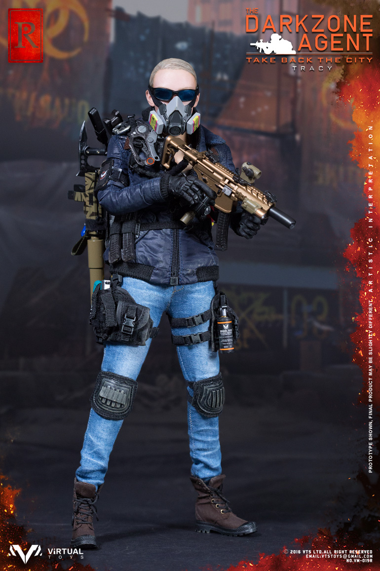 VM-019R] Virtual VTS Toys The Darkzone Agent TRACY R VERSION