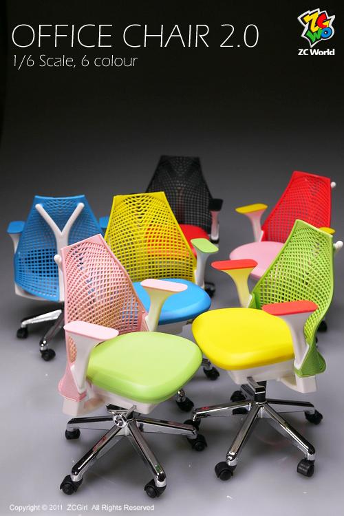 ZC-CHAIR2] ZCWORLD Office Chair 2.0 Red - EKIA Hobbies
