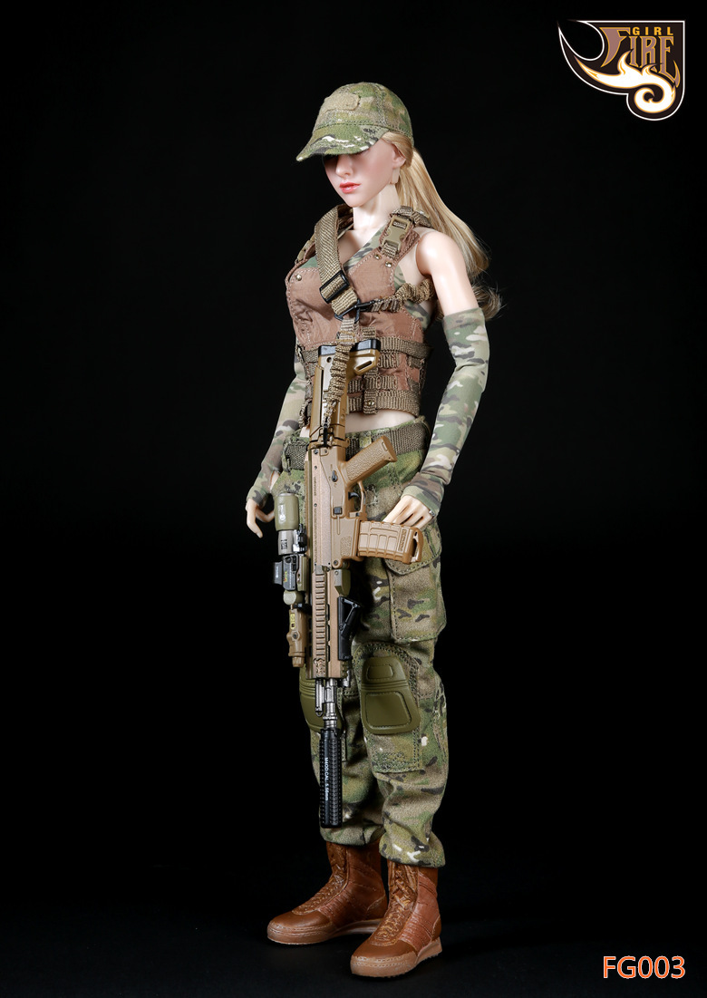 FG-003] FIRE GIRL Multicam Tactical Female Shooter Accessory