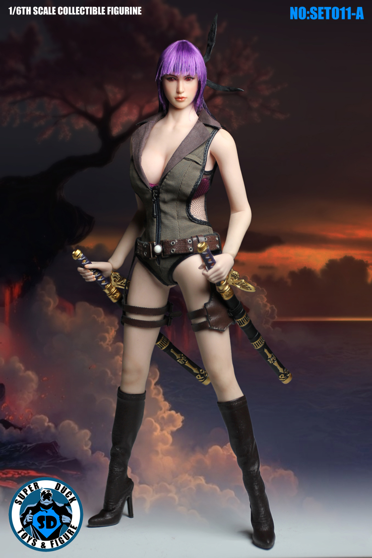 SUD-SET011A] Super Duck Fighting Girls Figure Accessory in