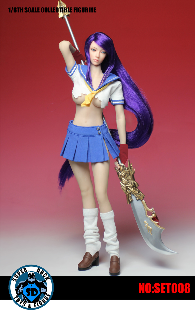 SUD-SET008] Super Duck Sailor Cosplay Accessory Clothing Set With