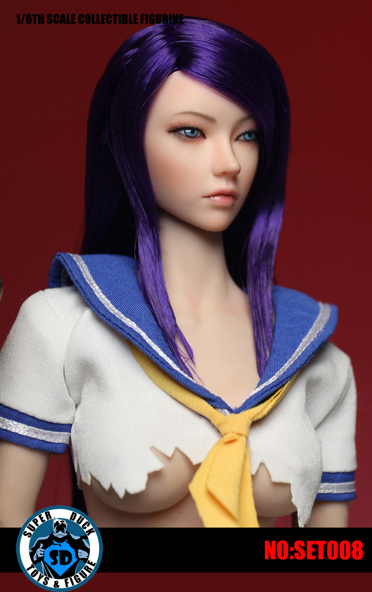 SUD-SET008] Super Duck Sailor Cosplay Accessory Clothing Set With