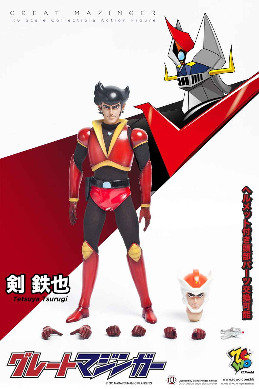 [ZC-244] ZC World 1/6 Scale Great Mazinger Tetsuya Tsurugi Action Figure