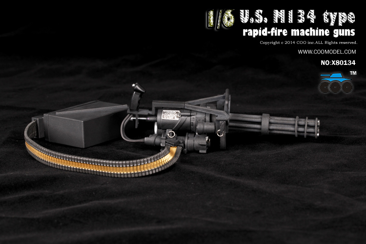 CM-X80134] COOMODEL - US M134 Rapid-Fire Machine Mini Gun (Metal