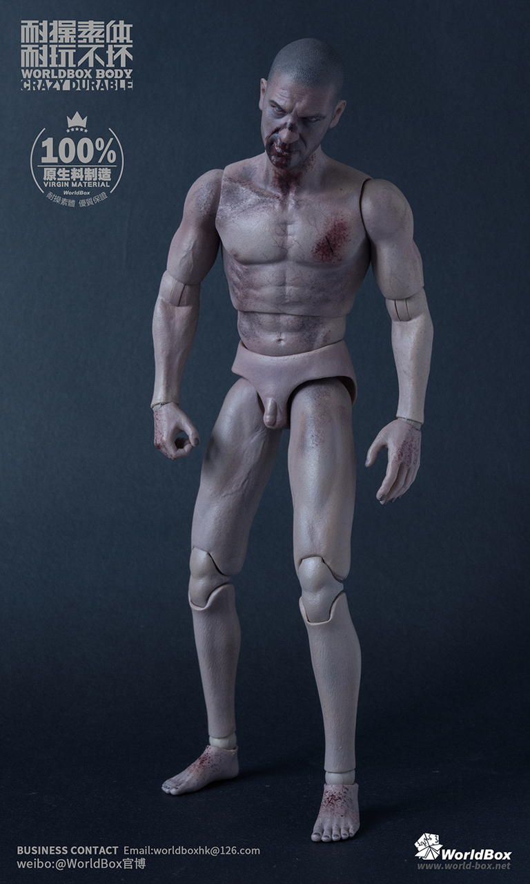 WB-AT019] World Box 1/6 Zombie Durable Body - EKIA Hobbies