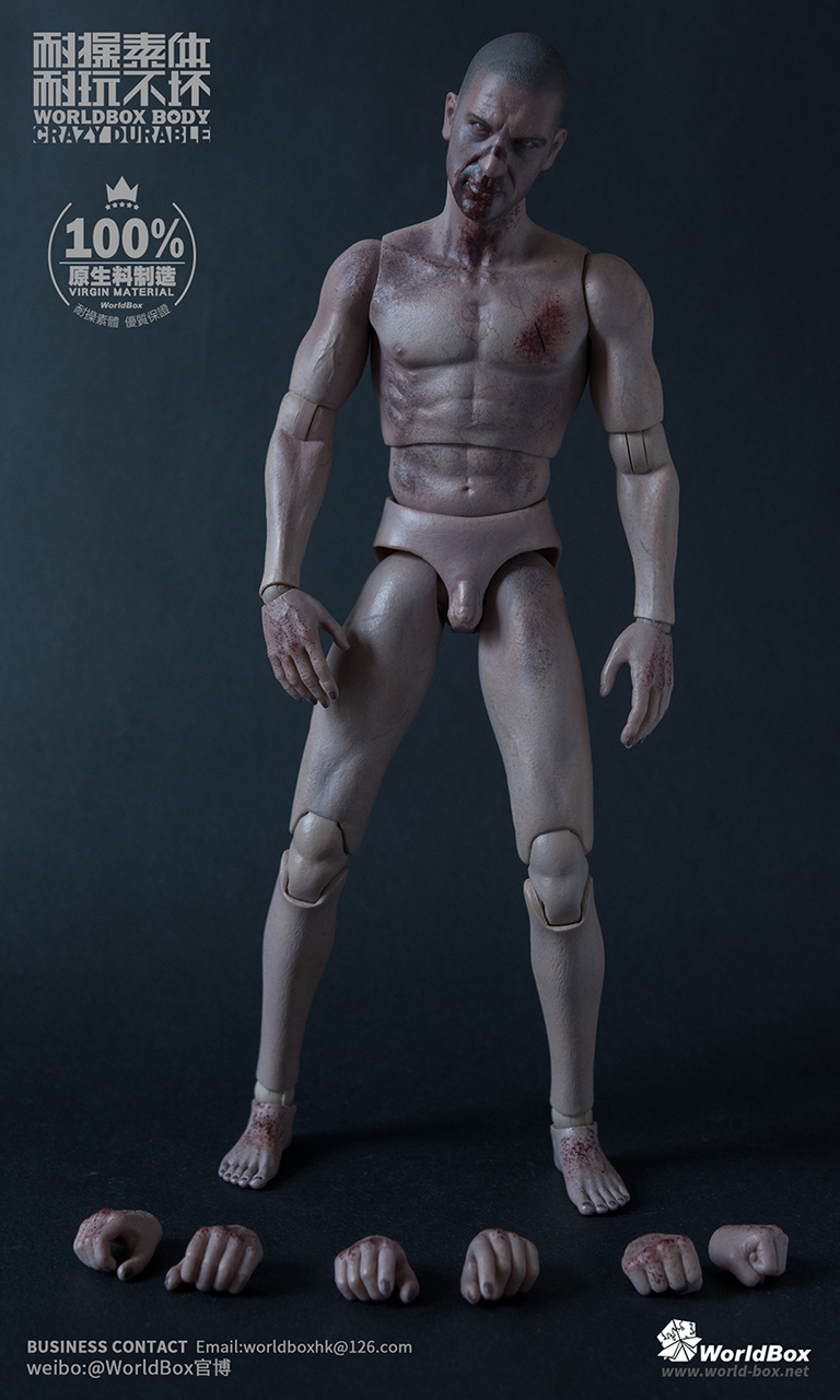 WB-AT019] World Box 1/6 Zombie Durable Body - EKIA Hobbies