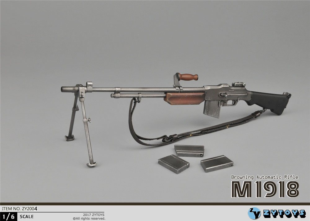 ZY-2004] ZY Toys WWII M1918 BAR Automatic Rifles for 1/6 Figures