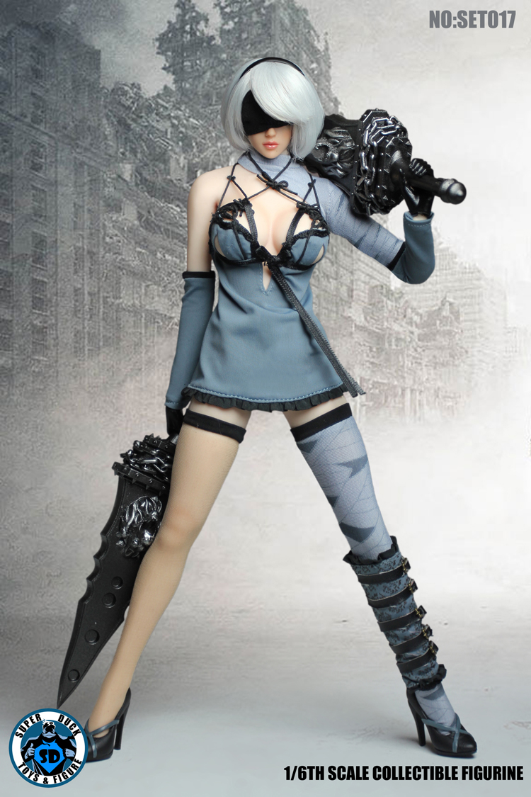 SUD-SET017] Super Duck 1/6 Cyborg Cosplay Revealing Set Figure