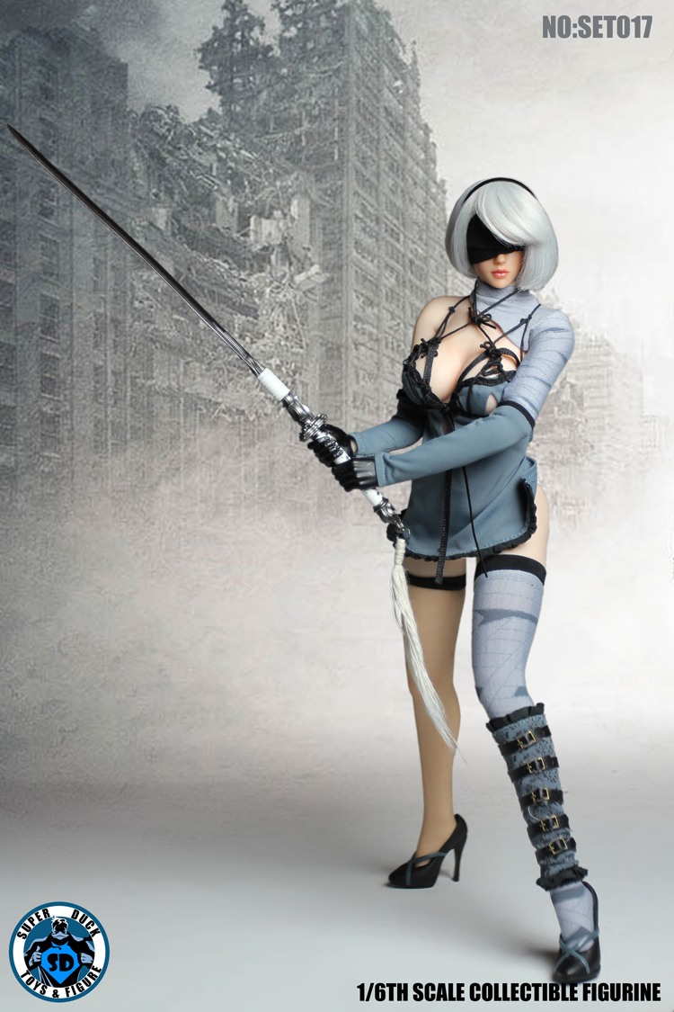 SUD-SET017] Super Duck 1/6 Cyborg Cosplay Revealing Set Figure