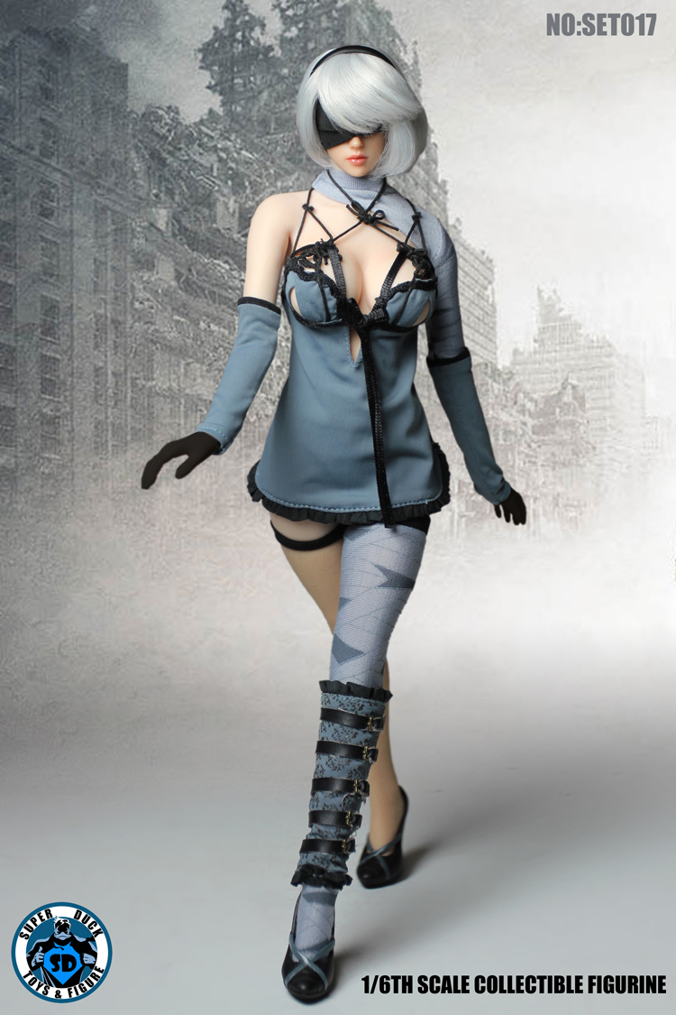 SUD-SET017] Super Duck 1/6 Cyborg Cosplay Revealing Set Figure