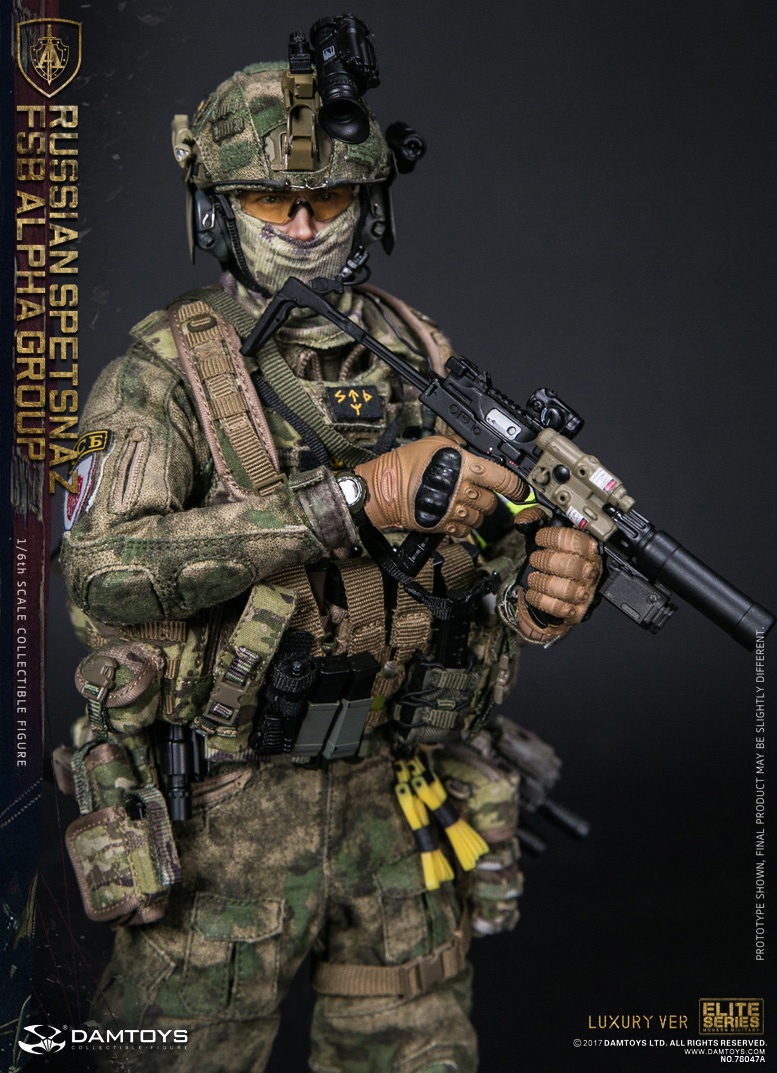 DAM-78047A] DAM TOYS 1/6 RUSSIAN SPETSNAZ FSB ALPHA GROUP