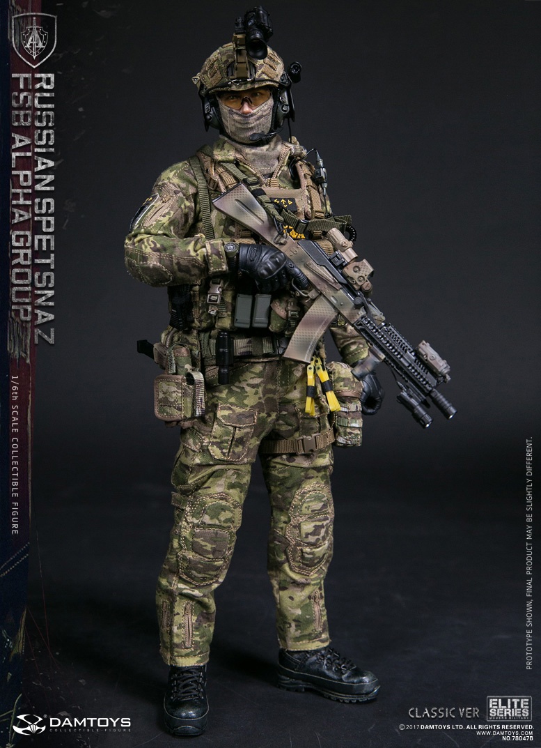 DAM-78047B] DAM TOYS 1/6 RUSSIAN SPETSNAZ FSB ALPHA GROUP (CLASSIC