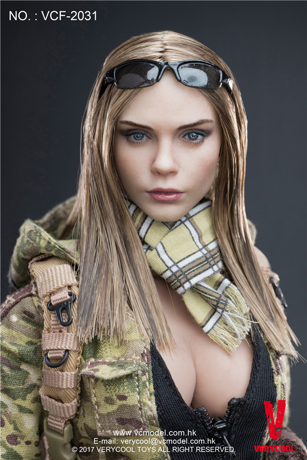 VCF-2031] Very Cool MC Camouflage Women Soldier 