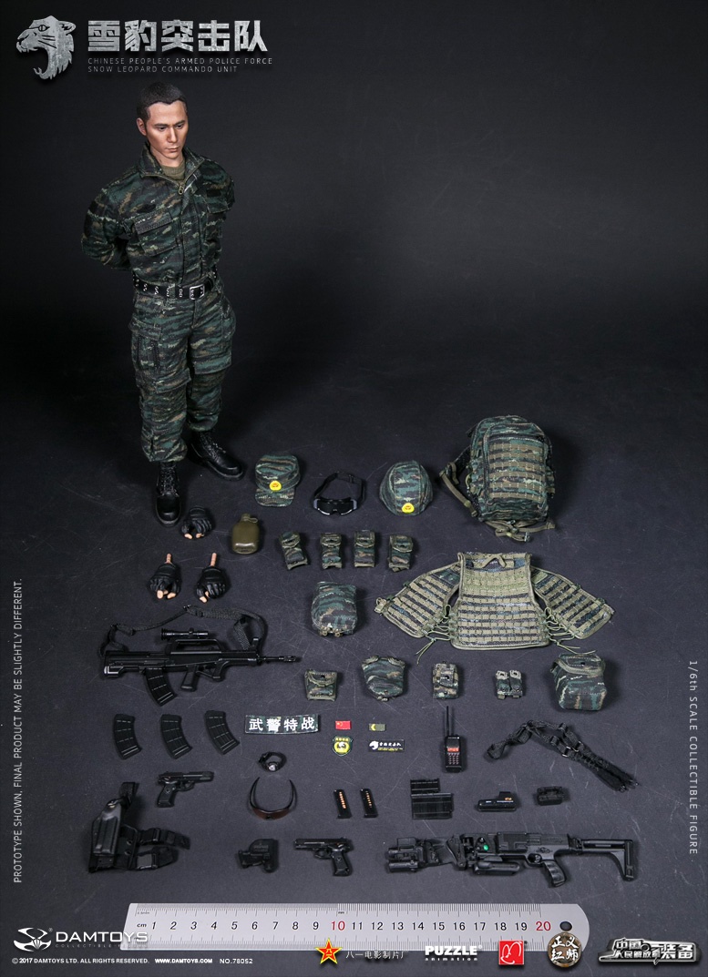 【DAMTOYS】78052 1/6 CHINESE PEOPLE'S ARME DAM-78052] 1/6 DAM Toys Chinese Armed Police Force Snow