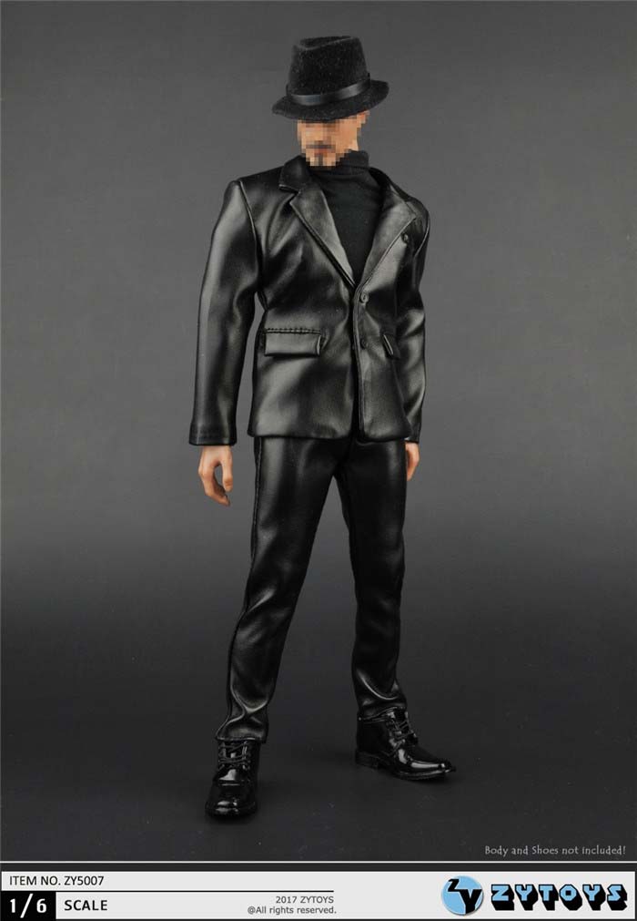 ZY-5007] ZY TOYS 1/6 Action FIgure Leather Suit - EKIA Hobbies