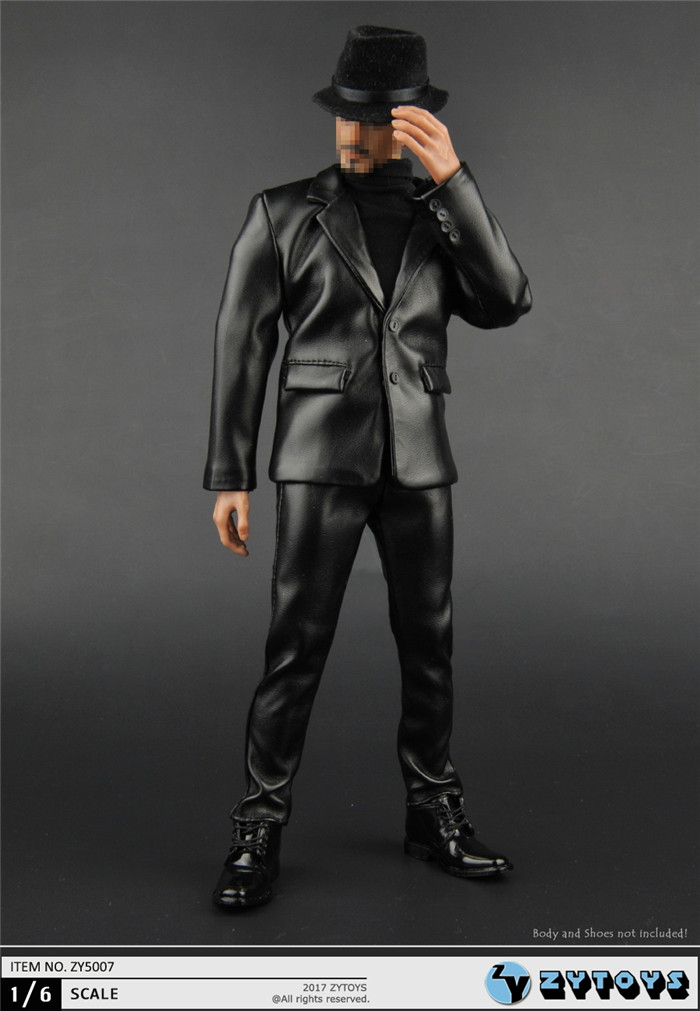ZY-5007] ZY TOYS 1/6 Action FIgure Leather Suit - EKIA Hobbies