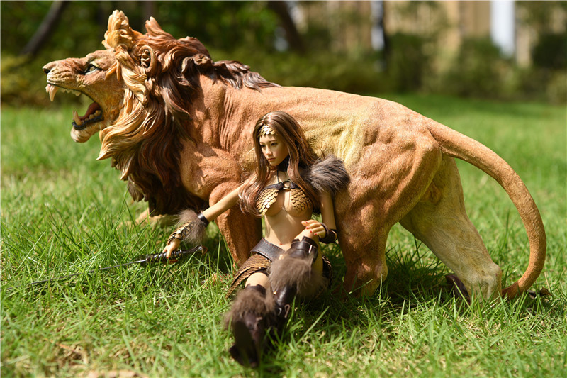 JX-KL001] JxK.Studio 1:6 Brown African Lion - EKIA Hobbies