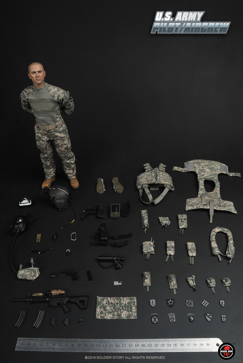 SS-087] Soldier story Modern US ARMY Pilot Aircrew 1/6 Figure