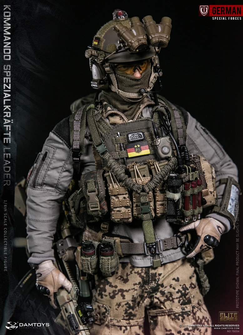 DAM-78054] DAM Toys German KSK Kommando Spezialkräfte Leader 1/6