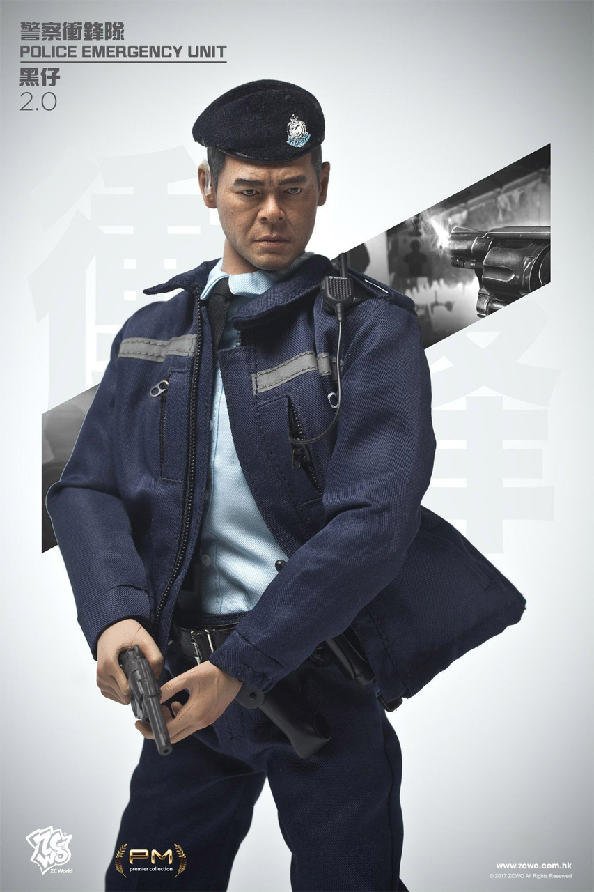 ZC-257] ZC World 1:6 Hong Kong Police Tactical Unit Black